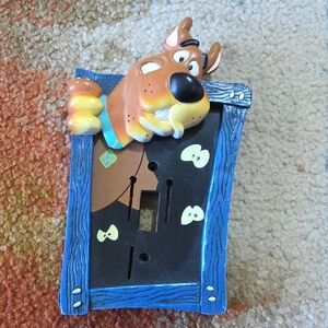 Warner Bros. Scooby-Doo Light Switch Cover - Blue and Brown